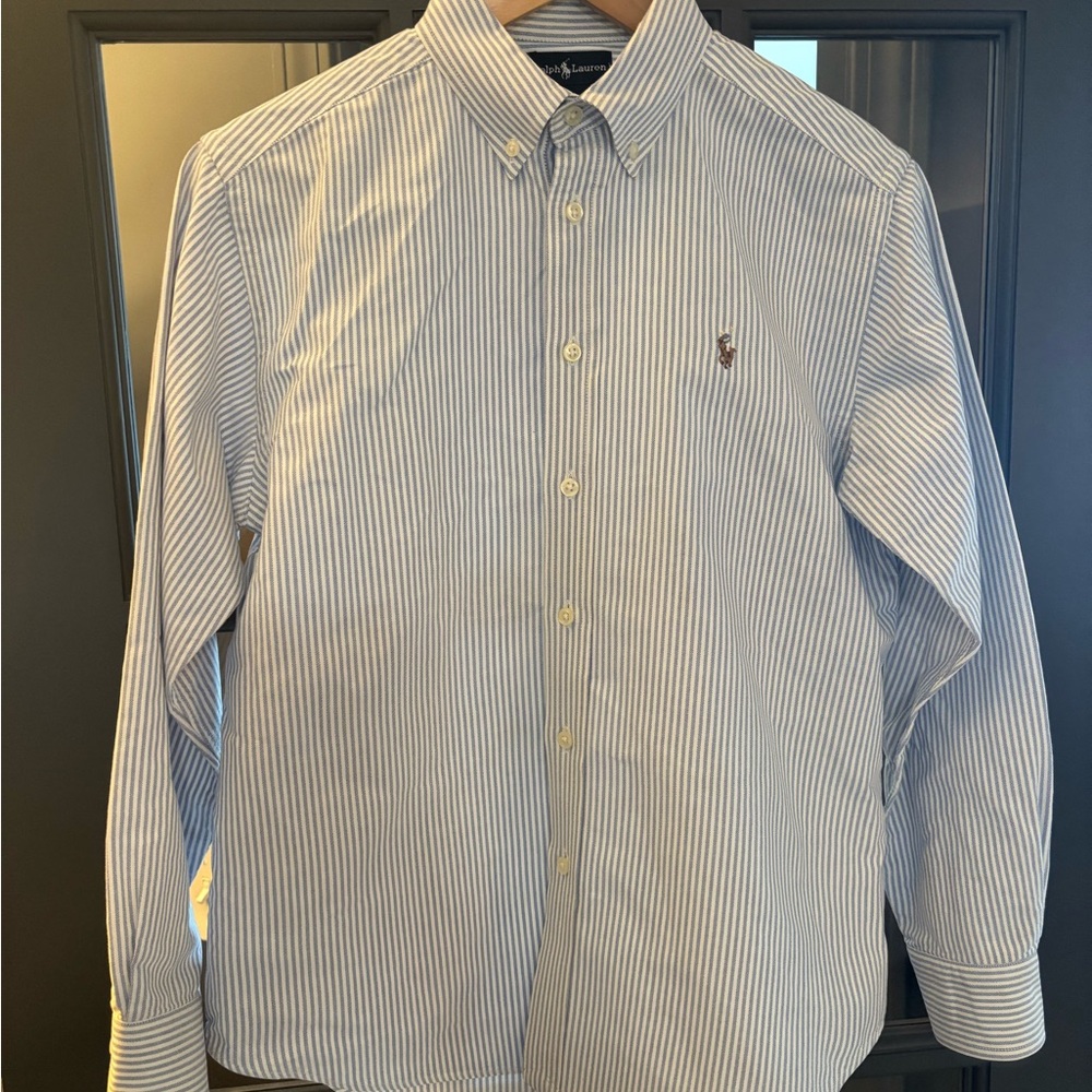 Ralph Lauren Blue Striped Boys’ Shirt